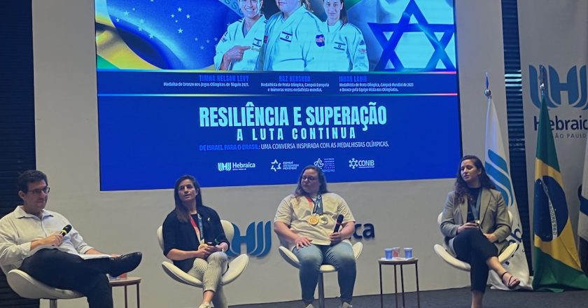 Judocas olímpicas israelenses participam de bate-papo sobre resiliência e superação na Hebraica